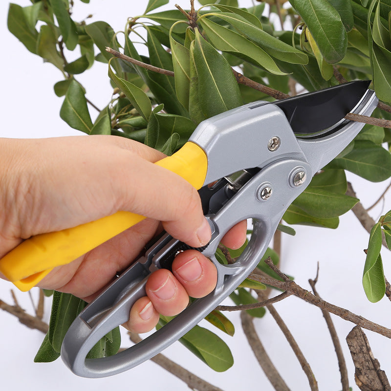 Steel Garden Pruning Shears with Safety Lock, 11.4 in