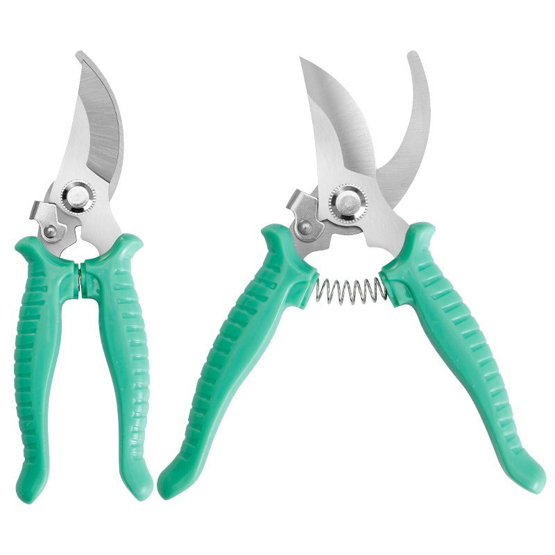 Stainless Steel Garden Pruning Shears, 7.5 in, Orange